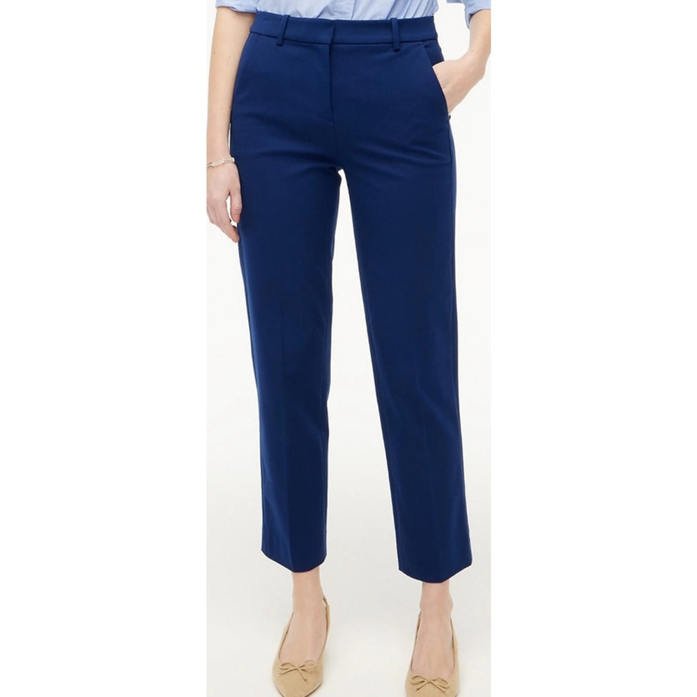 J Crew Kallie Straight Leg Officewear Work Pleated Pants US Women's 6P New